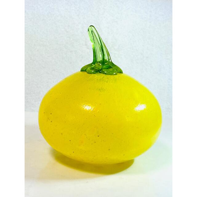 【 美品 】Kosta Boda  フッテリアシリーズ Yellow melon 3