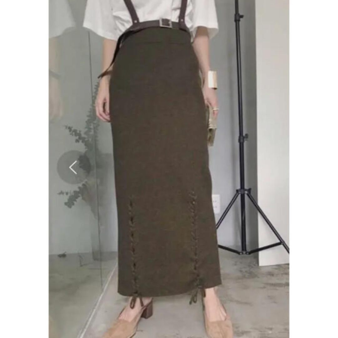 Ameri VINTAGE(アメリヴィンテージ)の最終値下げ！LACE UP KNIT SKIRT とKNITセットアップ レディースのレディース その他(セット/コーデ)の商品写真