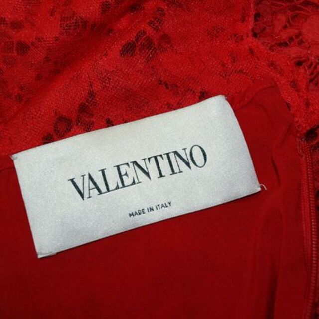 VALENTINO(ヴァレンティノ)のヴァレンチノ・レースイブニングドレス◇38サイズ・銀座店購入　高級クリーニング済 レディースのフォーマル/ドレス(ナイトドレス)の商品写真