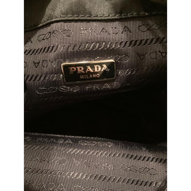 PRADA(プラダ)のPRADA プラダ　ナイロン　巾着　ミニバッグ　ポーチ　ストラップ付 ハンドメイドのファッション小物(バッグ)の商品写真