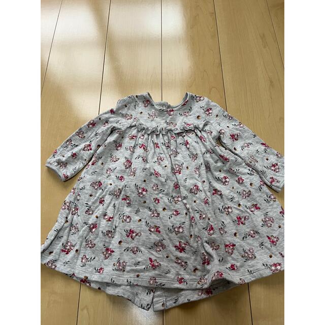 PETIT BATEAU(プチバトー)のプチバトー PETIT BATEAU 長袖ワンピースセット 18m/81cm キッズ/ベビー/マタニティのベビー服(~85cm)(ワンピース)の商品写真