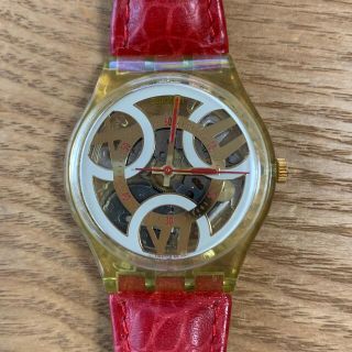 スウォッチ(swatch)のスウォッチ　スケルトン　動作未確認(腕時計(アナログ))