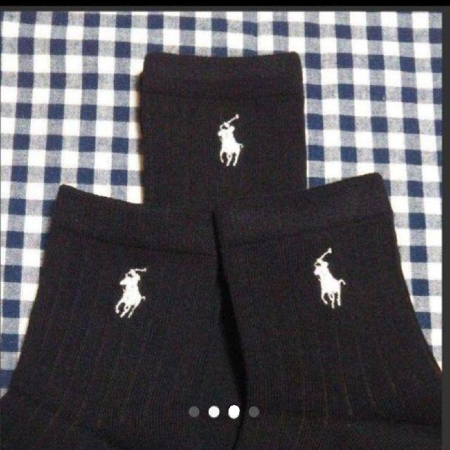 Ralph Lauren(ラルフローレン)の【月様専用】☆新品☆22~25*ラルフローレン☆ソックス3足組♪ レディースのレッグウェア(ソックス)の商品写真