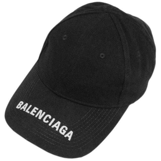 Balenciaga - バレンシアガ 帽子 ベースボールキャップ 58cm L ブラック T-J4803の通販 by J's shop