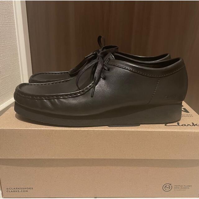 クラークスClarksワラビー2 ブラックレザー 1