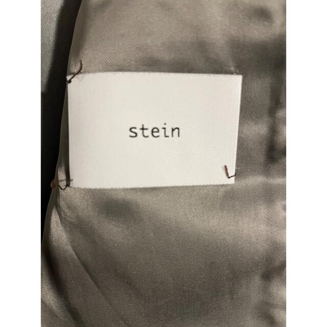 stein NO COLLAR BELTED JACKET  G.TAUPE