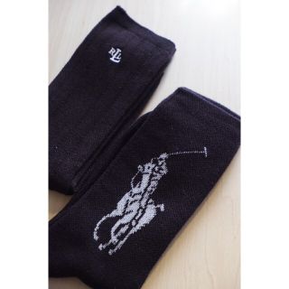 ポロラルフローレン(POLO RALPH LAUREN)のPOLO  ラルフローレンのかわいいレディースソックス【2足セット】【新品です】(ソックス)