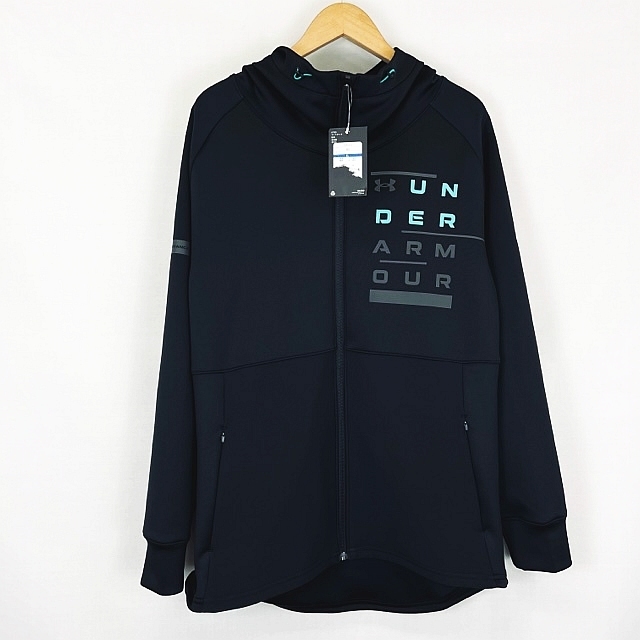 UNDER ARMOUR HYBRID KNIT JACKET  黒 XL