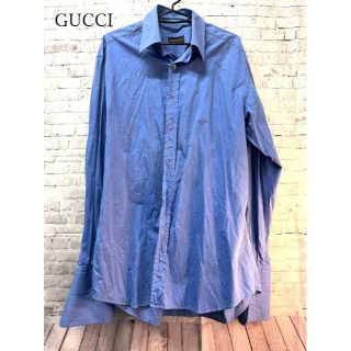 グッチ(Gucci)のGUCCI　メンズ　ドレスシャツ　コットンシャツ　長袖　39/15 1/2(シャツ)