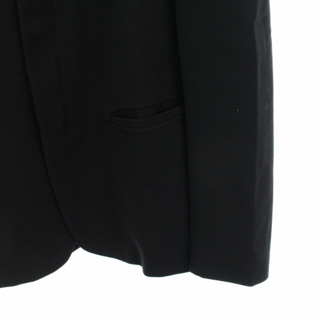 Emporio Armani(エンポリオアルマーニ)のエンポリオアルマーニ テーラードジャケット ジップアップ 比翼 1 S 黒 メンズのジャケット/アウター(テーラードジャケット)の商品写真