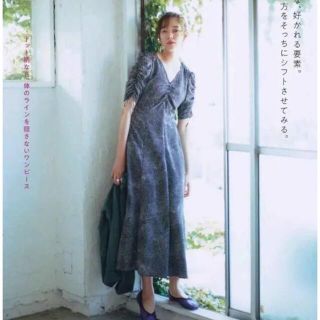 FRAY I.D - FRAY I.D ギャザースリーブプリントワンピースの通販 by ...