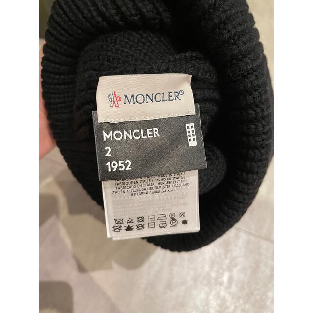 MONCLER(モンクレール)のモンクレール　ニット帽　確実正規品　未使用　メンズ メンズの帽子(ニット帽/ビーニー)の商品写真