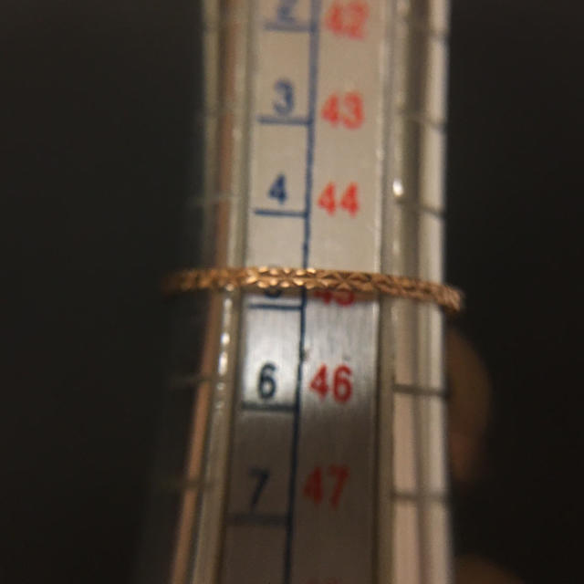 NOJESS(ノジェス)の【5号】k10 ピンクゴールドリング レディースのアクセサリー(リング(指輪))の商品写真