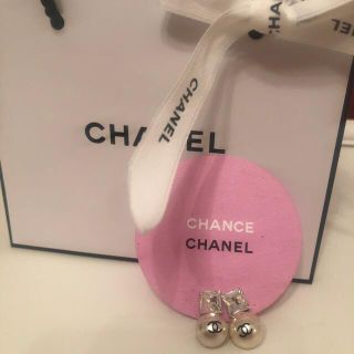 シャネル(CHANEL)の卒業式　入学式　CHANEL パールイヤリング　ノベルティ(イヤリング)