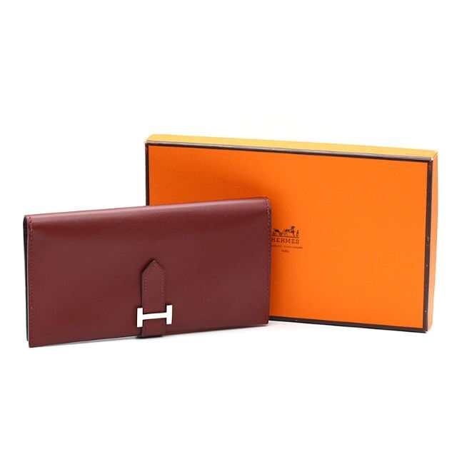 エルメス HERMES べアンクラシック 2つ折り財布 N00240