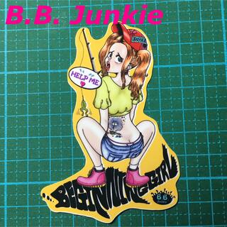 B.B. Junkieオリジナル」BEGINNING GIRL」ステッカー(その他)