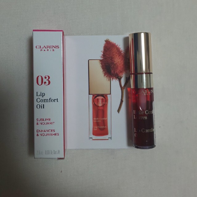 CLARINS(クラランス)のすがも様専用クラランス リップオイル03 ミニサイズ+ サンプル6点セット コスメ/美容のベースメイク/化粧品(リップグロス)の商品写真