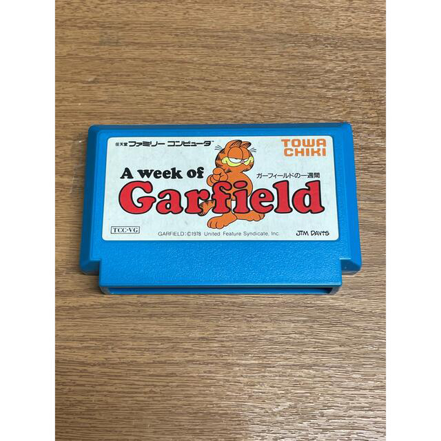 ファミリーコンピュータ(ファミリーコンピュータ)のファミコン ソフト ガーフィールド a week of Garfield  エンタメ/ホビーのゲームソフト/ゲーム機本体(家庭用ゲームソフト)の商品写真