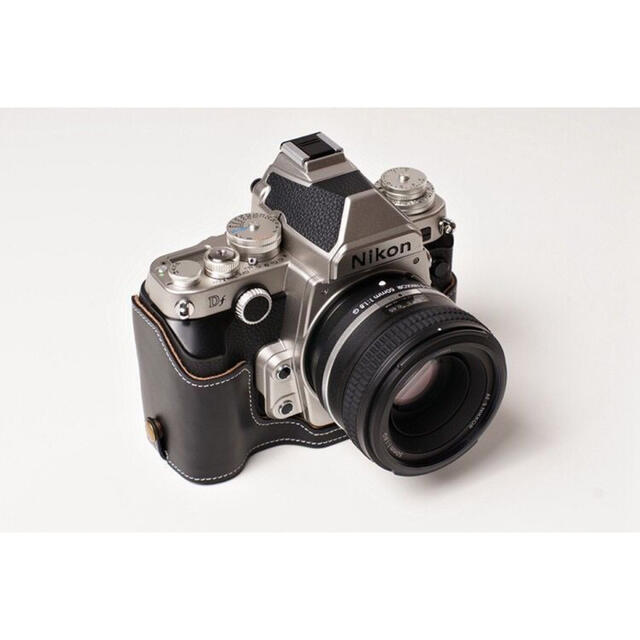 新品 本革カメラケース Nikon ニコン DF用 ブラック