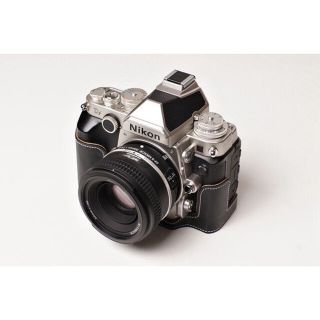 新品 本革カメラケース Nikon ニコン DF用 ブラック