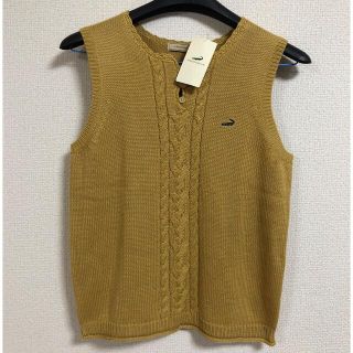 クロコダイル(Crocodile)のクロコダイル　crocodile  ニット　ベスト　レディース　Lサイズ　未使用(ニット/セーター)