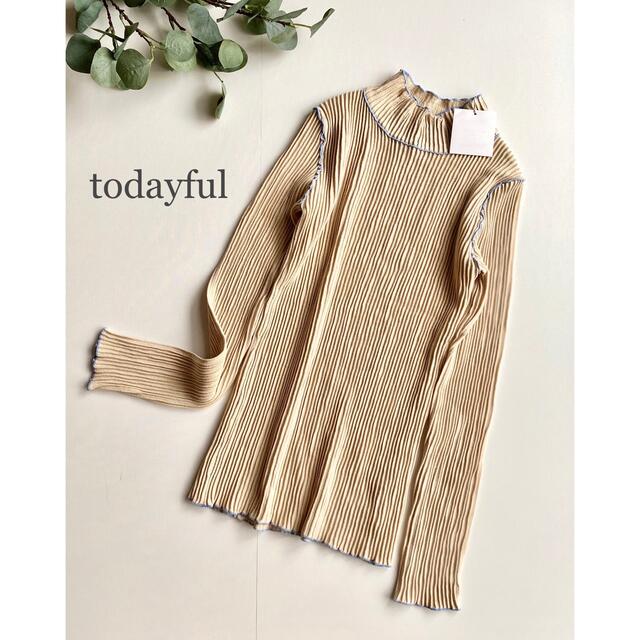 TODAYFUL - 新品 todayful メロウステッチニット エクリュ 完売品の+