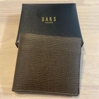 ダックス(DAKS)の【美品】DAKS ダックス　ロンドン2つ折り財布  牛革　日本製(折り財布)