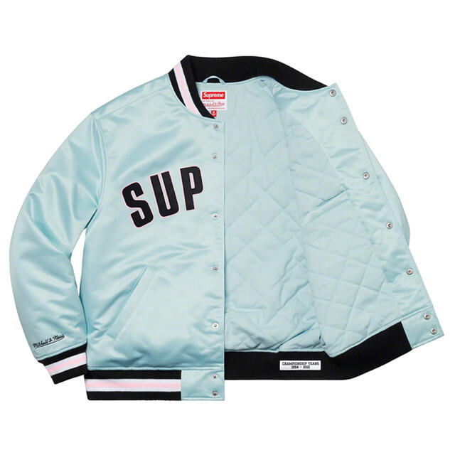 値下げ中Supreme mitchell\u0026ness varsity jacket宜しくお願いします