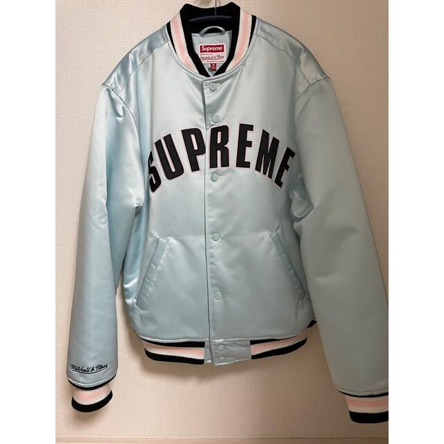 値下げ中Supreme mitchell\u0026ness varsity jacket