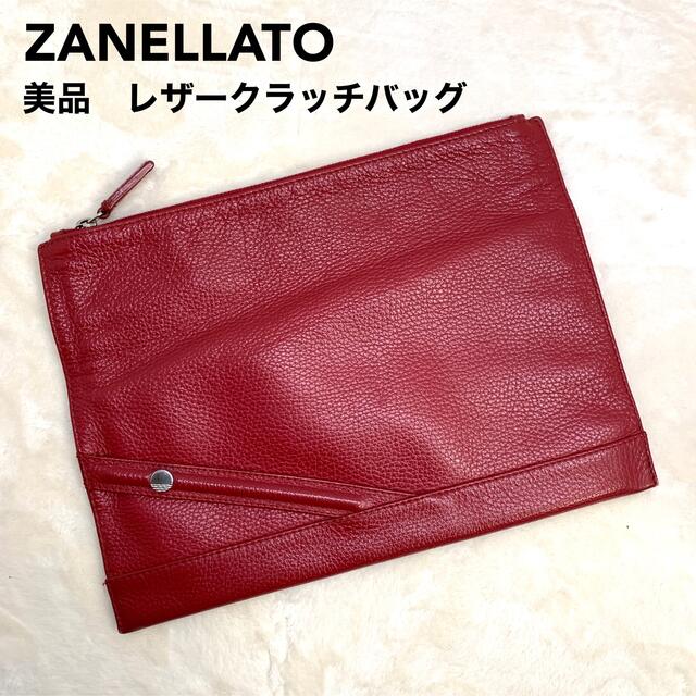 ZANELLATO - 美品 ザネラート ZANELLATO レザー クラッチバッグの通販