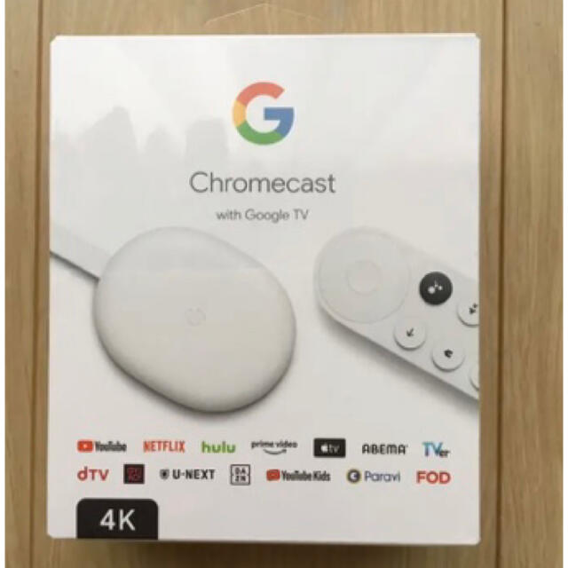 Google(グーグル)のGA01919-JP Chromecast with GoogleTV snow スマホ/家電/カメラのテレビ/映像機器(その他)の商品写真