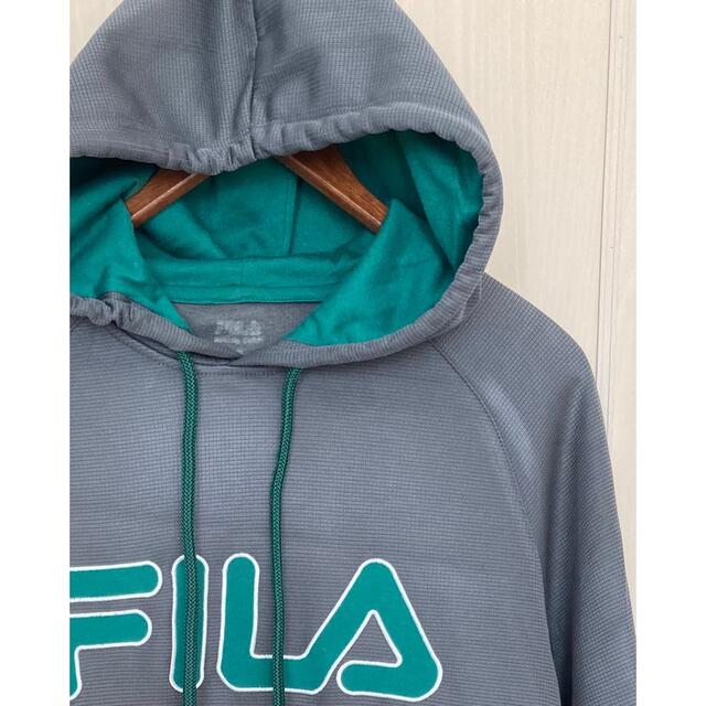 FILA フィラ 裏起毛パーカー L | フリマアプリ ラクマ