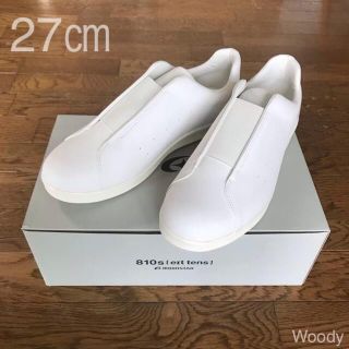 ムーンスター(MOONSTAR )の【新品】810s エイトテンス KITCHE キッチェ WHITE 27㎝(スリッポン/モカシン)