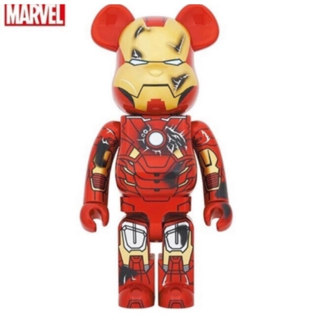 BE@RBRICK IRON MAN MARK VII DAMAGE Ver.