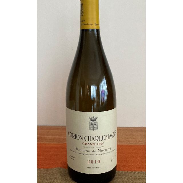 高質で安価 コルトン・シャルルマーニュ2010 BONNEAU DU MARTRAY