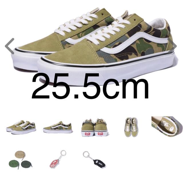 BAPE × VANS ABC CAMO OLD SKOOL エイプ バンズ | フリマアプリ ラクマ