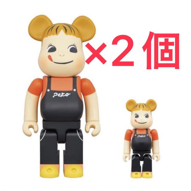 ペコちゃんBE@RBRICK ペコちゃん コーヒーミルキー 100％400％ ベアブリック