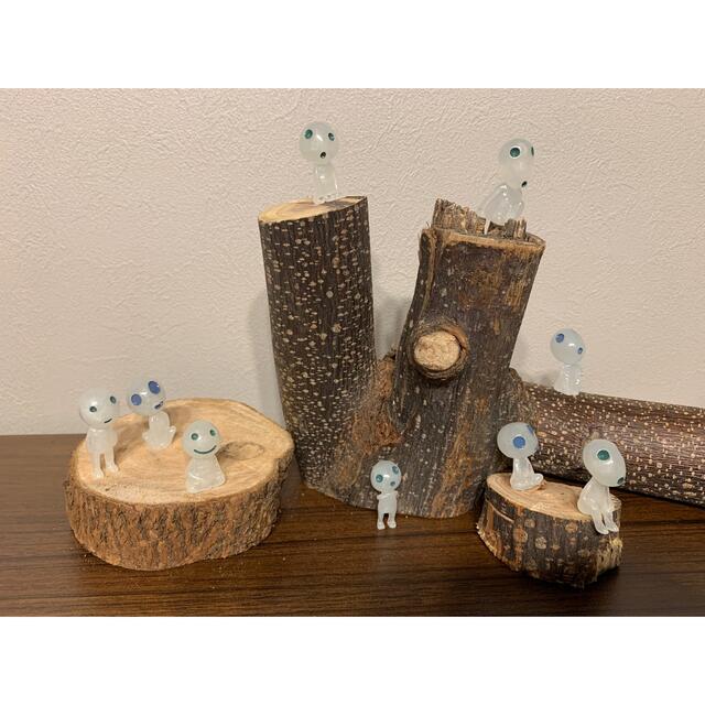 ジブリ - 光るフィギュア*こだま*もののけ姫*10体セット*グリーン