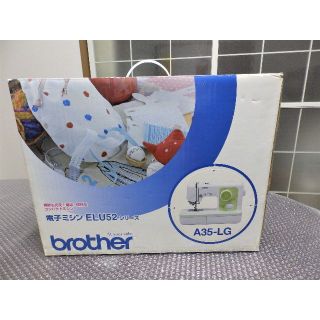 brother 家庭用コンパクト電子ミシン ELU52 A35-LG　グリーン(その他)