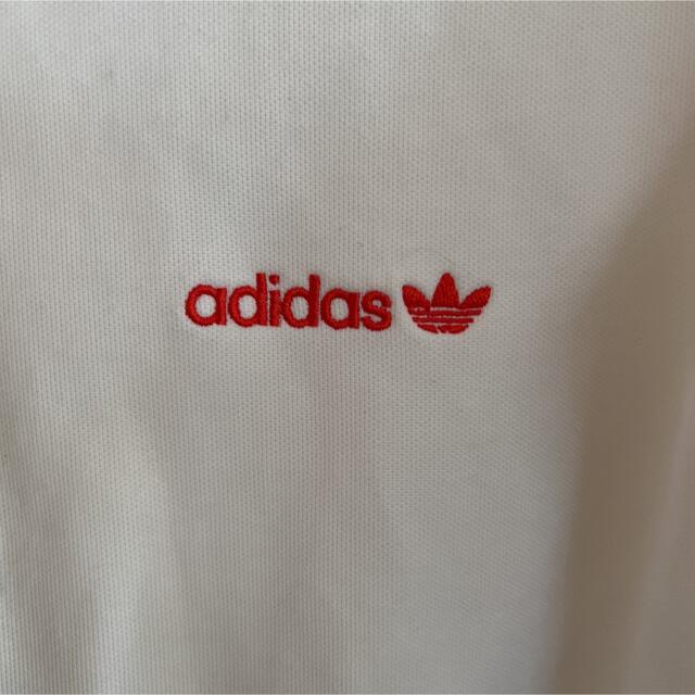 adidas - 希少 銀 国旗タグ old adidas 80's トラックジャケット adidas - 希少 銀 国旗タグ old adidas 80's トラックジャケット