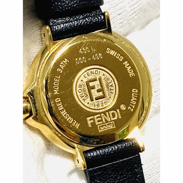 極美品! FENDI フェンディ 電池&ベルト新品交換済み レディース腕時計