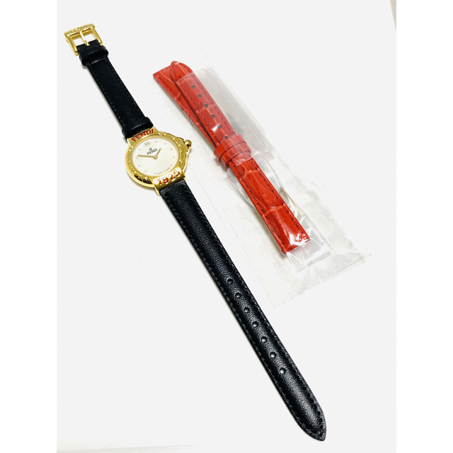 極美品! FENDI フェンディ 電池&ベルト新品交換済み レディース腕時計