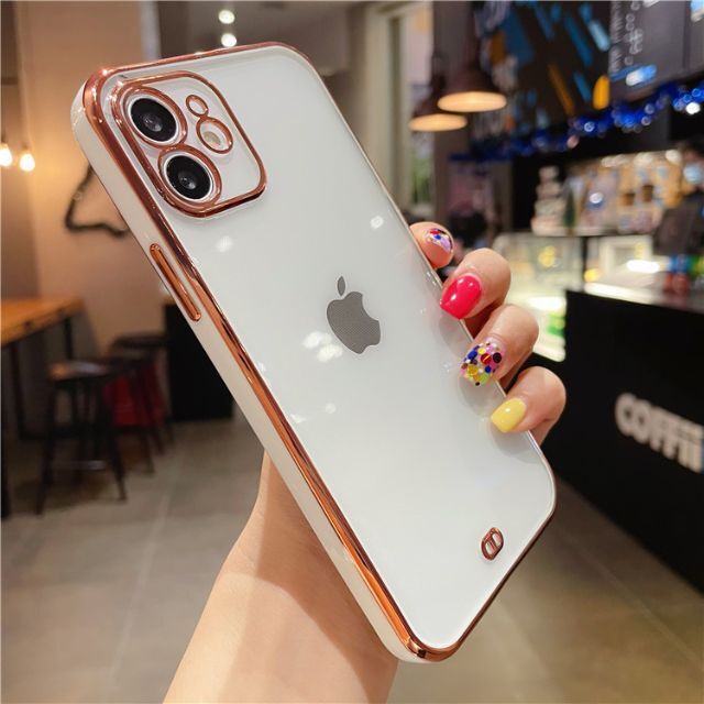 『ホワイト』iPhone7 / iPhone8 クリアケース スマホケース スマホ/家電/カメラのスマホアクセサリー(iPhoneケース)の商品写真