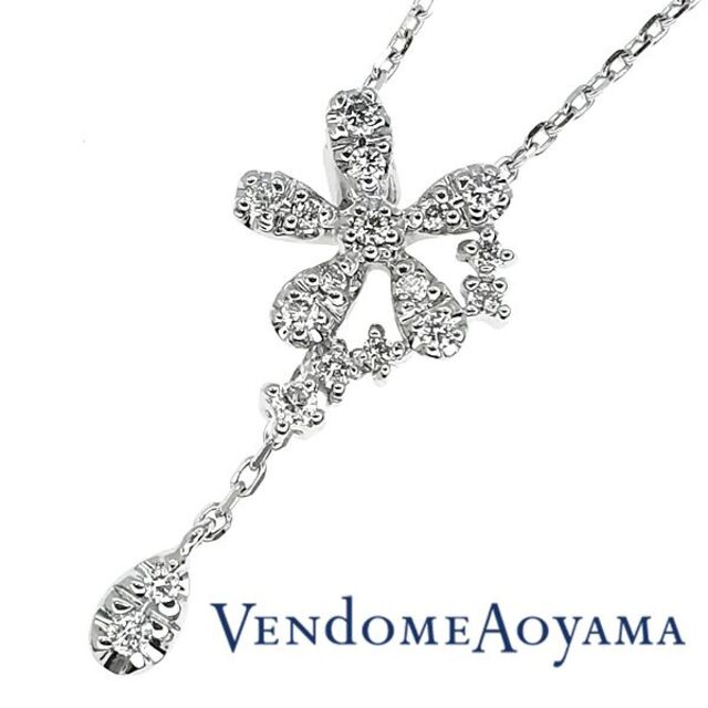 Vendome Aoyama - ヴァンドーム青山 K18WG ダイヤモンド ネックレス 0.10ctの通販 by santa14h｜ ヴァンドームアオヤマならラクマ