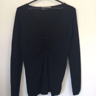 ザラ(ZARA)のZARA 黒ニット　Мサイズ(ニット/セーター)