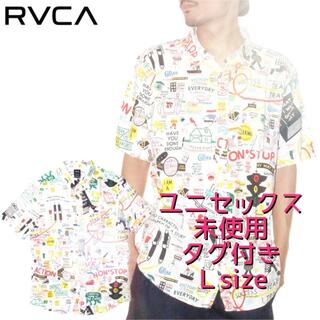 ルーカ(RVCA)のユニセックス RVCA ルーカ 半袖シャツ 柄シャツ Ｌ(シャツ)