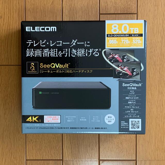 新品未使用 エレコム ハードディスク 外付け 8TB USB3.2