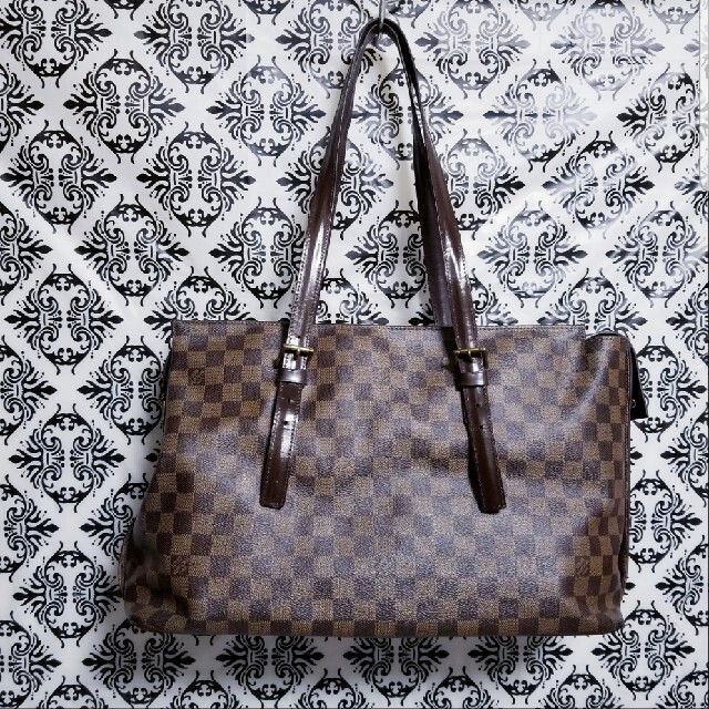 楽ギフ_包装】 VUITTON LOUIS - ダミエ チェルシー トートバッグ