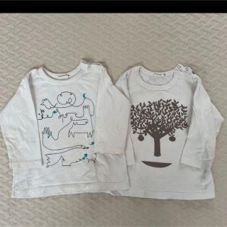 ミナペルホネン(mina perhonen)のmina perhonen  ミナペルホネン 長袖 Ｔシャツ ２枚セット(Ｔシャツ)