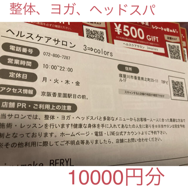 寝屋川ギフト事業 当選品 1万円分